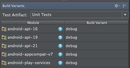 Android Enable Unit Tests